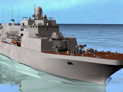 В Калининграде заложен новый большой десантный корабль 