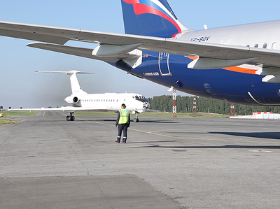 Томский аэропорт приступил к плановому ремонту взлетно-посадочной полосы