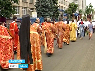 Краснодар готовится к проведению крестного хода в честь Владимира - Крестителя Руси