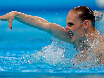 Светлана Ромашина – чемпионка мира в синхронном плавании