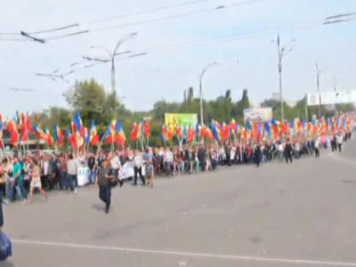 Протестующие в Кишиневе не собираются идти на компромисс