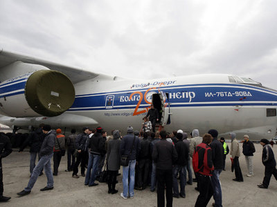 В Ульяновске аварийно сел Ил-76
