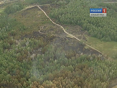 Крупный природный пожар в Троицком районе ликвидирован