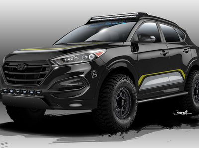 Hyundai Tucson превратился в боевой вcедорожник