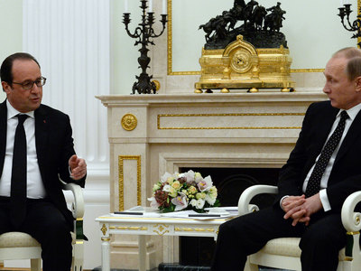 Путин: Москва и Париж едины в намерении покарать виновных в терактах