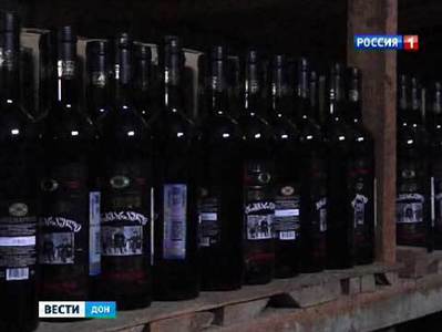 На Дону задержали 25 тысяч бутылок поддельного грузинского вина