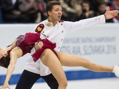 Танцоры на льду Боброва и Соловьев взяли бронзу Евро-2016