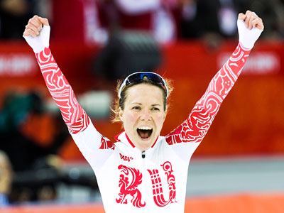Конькобежка Ольга Граф готовится победить на домашнем чемпионате мира