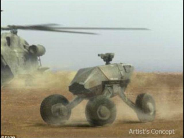 GXV-T может заменить существующие танки: он легче и маневреннее (иллюстрация DARPA).