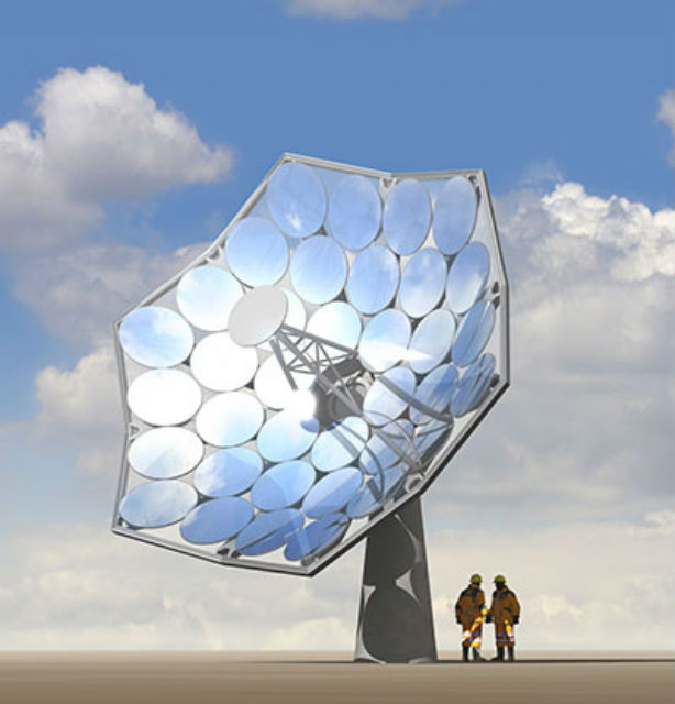 "Подсолнухи" будут иметь площадь около 40 квадратных метров (иллюстрация Airlight Energy). 