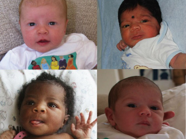 Размеры новорожденных во многом зависят от образа жизни и уровня образованности их матерей, и в куда меньшей степени – от расы и места жительства (фото Intergrowth 21st). 
