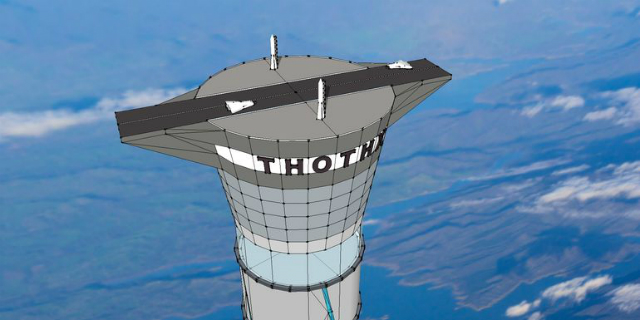 Также Thothx будет использоваться в качестве стартовой и посадочной площадки для космических аппаратов и кораблей (иллюстрация Thoth Technology).