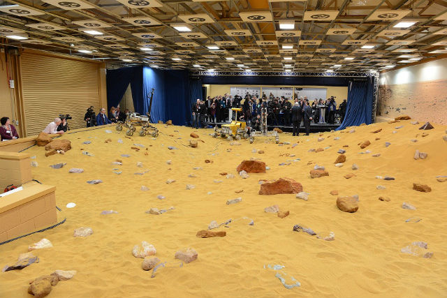 Компьютерная модель марсохода "ЭкоМарс" (иллюстрация ESA).