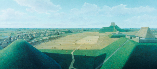 ,    ,      ( Lloyd K. Townsend/Cahokia Mounds State Historic Site, Illinois). 