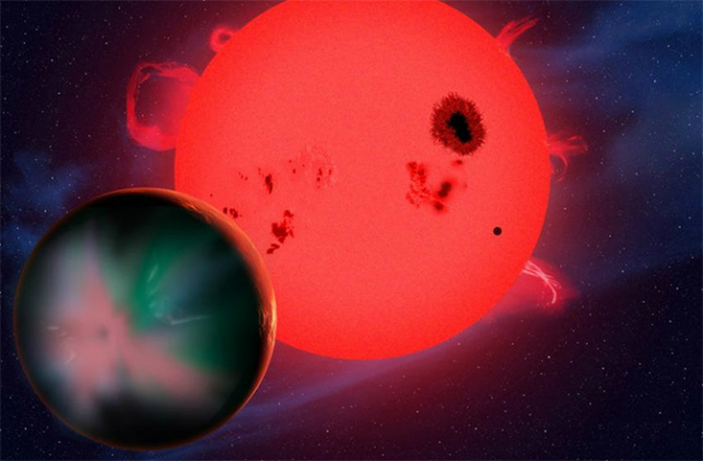 Экзопланеты, вращающиеся вокруг красных карликов, сталкиваются с экстремальными погодными условиями. Жизнь, в том виде в каком мы её знаем, при которых невозможна 