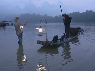 Китай. Рыбалка с бакланами
